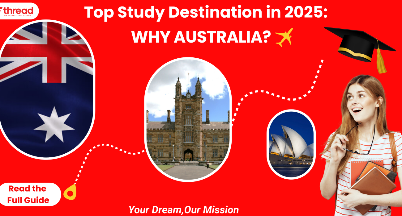 Top study destination in 2025:Why Australia?